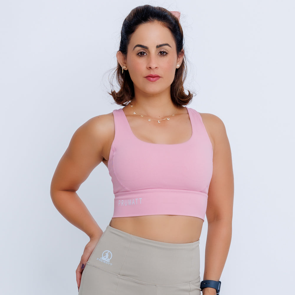 Maria's HIGH-IMPACT Sport Bra - Peach Orange