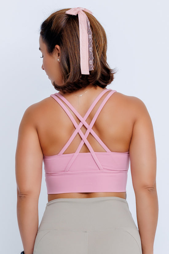 MARIA'S HIGH-IMPACT SPORT BRA- WHITE