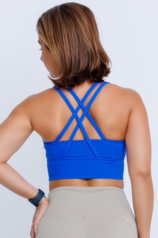 MARIA'S HIGH-IMPACT SPORT BRA- WHITE