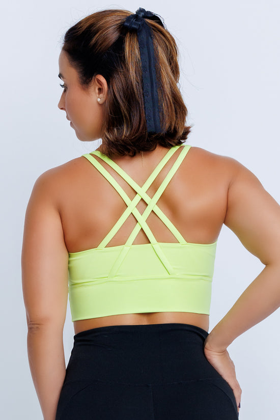 MARIA'S HIGH-IMPACT SPORT BRA- WHITE