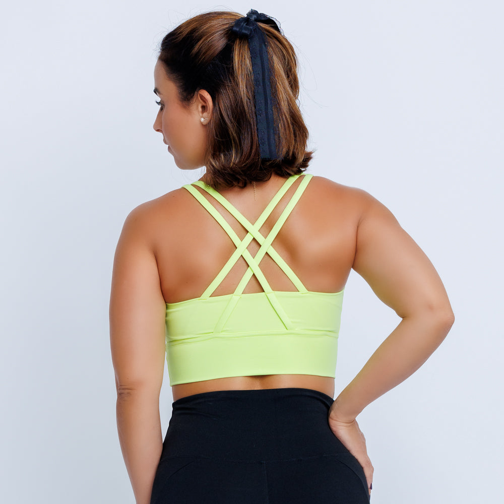 MARIA'S HIGH-IMPACT SPORT BRA- WHITE