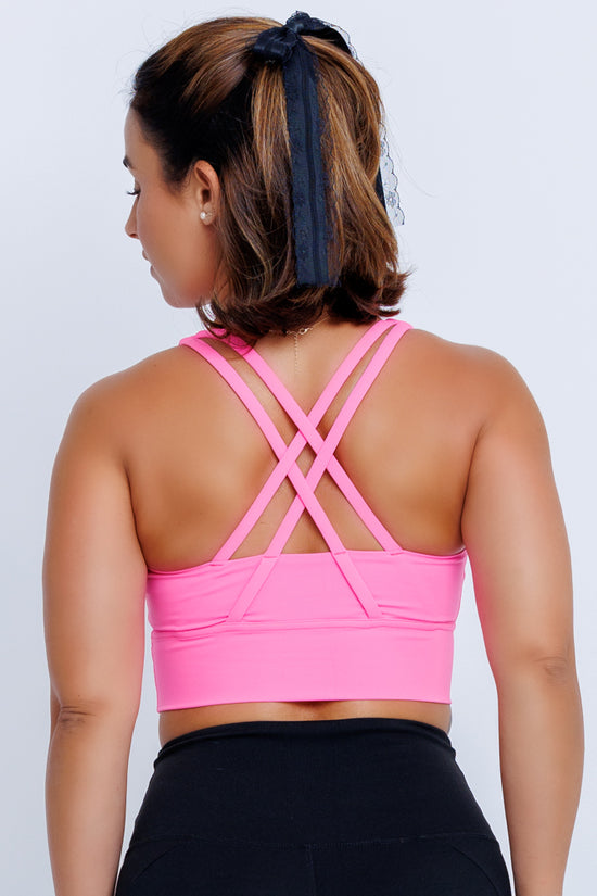 MARIA'S HIGH-IMPACT SPORT BRA- WHITE