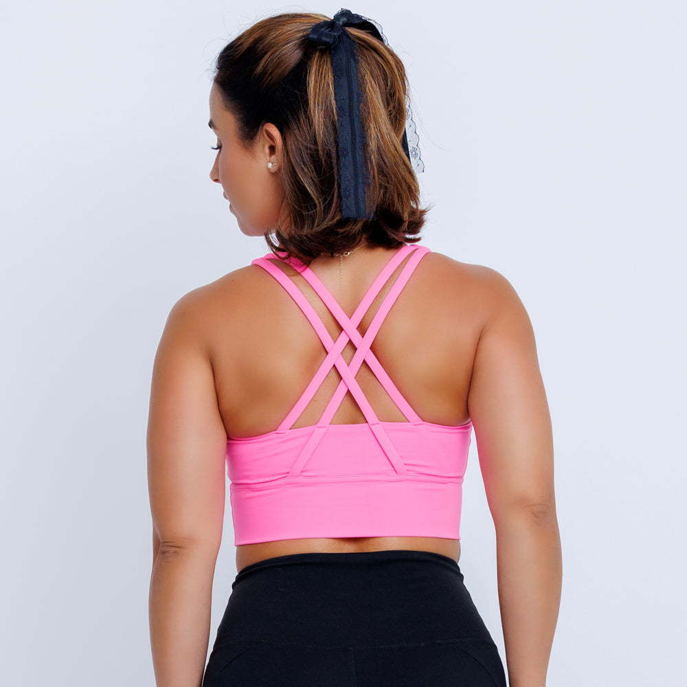 MARIA'S HIGH-IMPACT SPORT BRA- WHITE