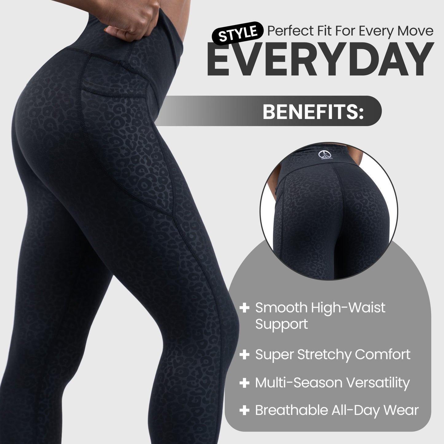 PRUMATT Performance Leggings – High Waist Sculpting Stretch Workout Pants