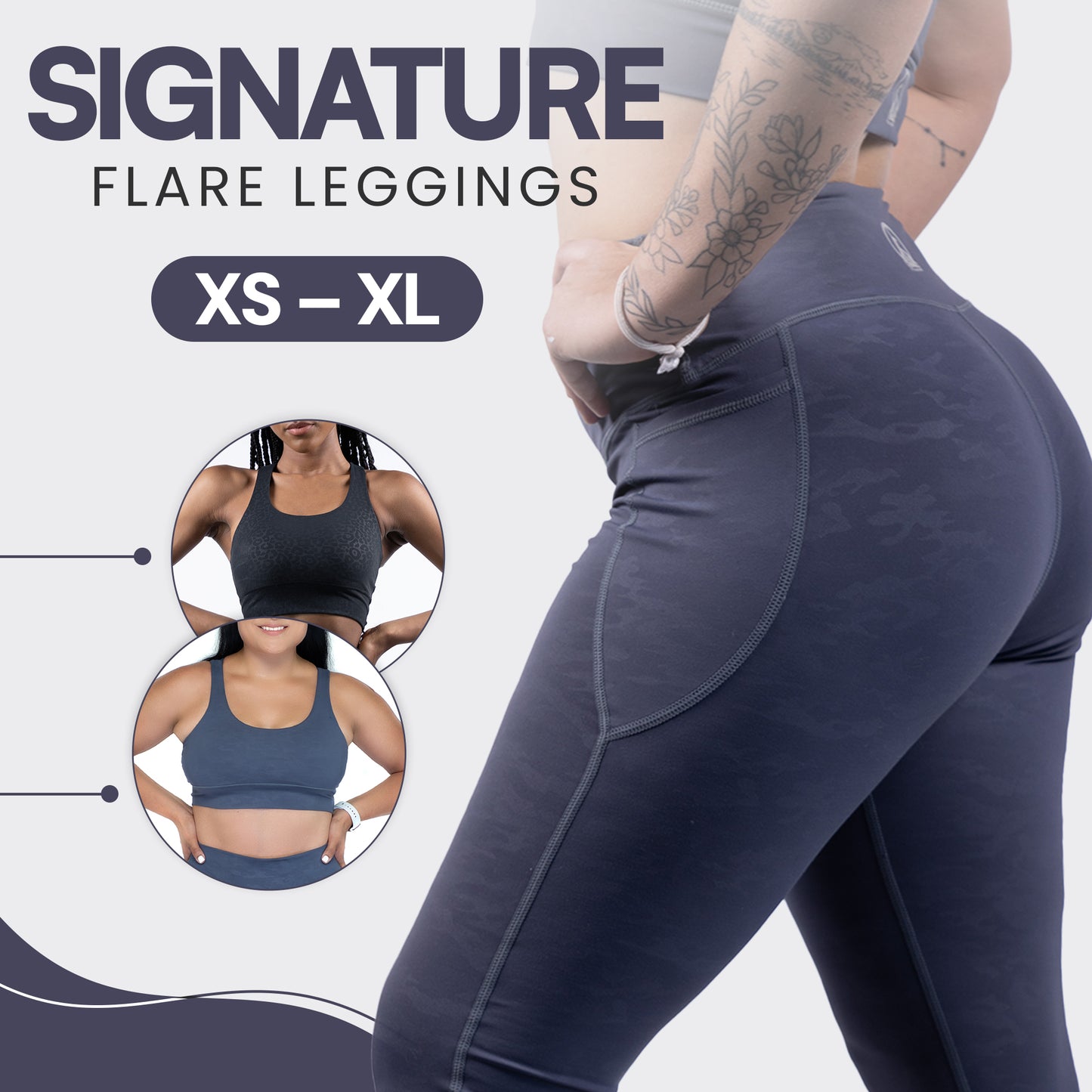 PRUMATT Performance Leggings – High Waist Sculpting Stretch Workout Pants