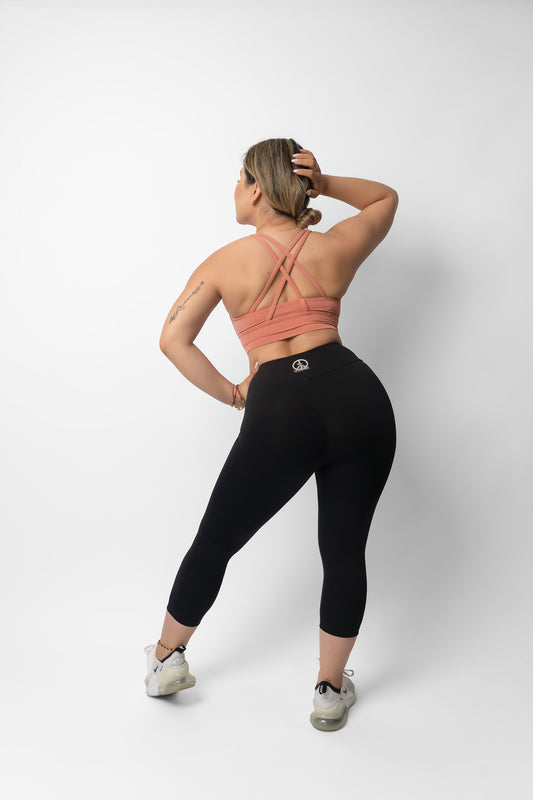 Maria's HIGH-IMPACT Sport Bra -  Light Salmon