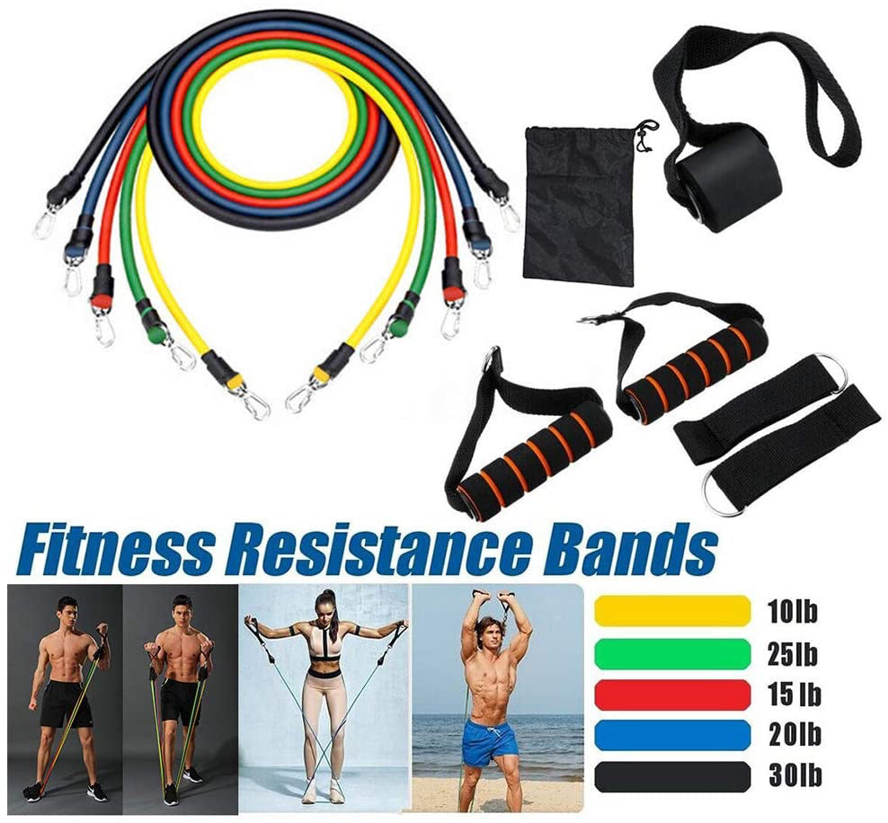 11 Pieces Resistance Bands